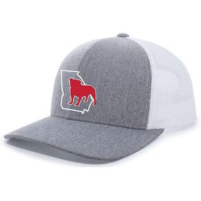 It's All About The South Georgia Outline with Bulldog Mesh Back Trucker Hat