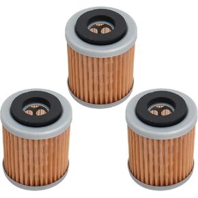 فلتر زيت KN142 متوافق مع Yamaha YFM350 YFP350 YFM350X Warrior YFM350FW YFM400 Big Bear Wolverine YZ426F YZ250 YZ400F استبدال HF142 KN142 حزمة من 3