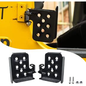 Foot Pegs Door Hinge Step Kick Panel Foot Pedal Exterior Accessories for Jeep Wrangler TJ 1997-2006