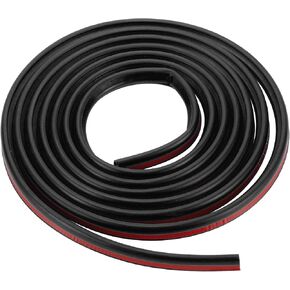 1 Pcs 49.21ft 15000mm Universal Car Door Edge Protective Sealing Strip - Car B-Type Door Scratch Protection Guards Anti-scratch Collision - TPE Red