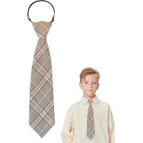 ربطة عنق للأولاد من Mantieqingway، ربطات عنق منقوشة للأطفال قابلة للتعديل مسبقًا وربطات عنق للأطفال الصغار لزي التخرج والحفلات الكاجوال (عمر 5-12) in Kuwait