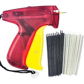 KDYOFNI Tagging Gun Kit, Mini Tagging Gun, Sewing Gun for Clothes Sewing Quilting Tool with 1 Needle, 1500 Black and 1500 White Micro Fasteners