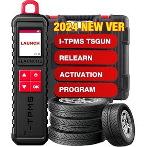 2024 Upgrade LAUNCH X-431 i-TPMS TSGUN Tire Pressure Detector Tool,Relearn,Reset and Program TPMS sensors,Work with Launch X431 V/V+,PRO3S+,Pro3,Pro5 and PAD V,App Based TPMS Tool for Android
