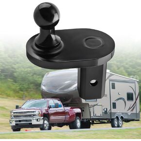 2-5/16 Inch Gooseneck Hitch Ball Extender fits for B&W Turnoverball Gooseneck Hitch Extender Trailer Hitches,4" Offset Ball,20000 lbs GTW/ 5000 lbs VTW, GNXA4085