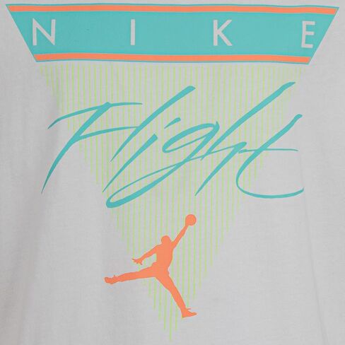 Jordan Boy's Flight History Tee (Big Kids) Tropical Twist/White XL (20 Big Kid) in Saudi Arabia