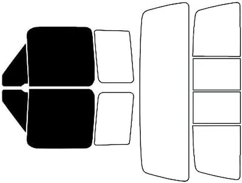 Rvinyl Window Tint Kit Compatible with Ford F-150 1992-1996 (2 Door) - Complete Precut Kit - 5% in Saudi Arabia
