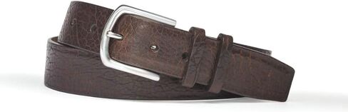 W. Kleinberg Men's Tucson American Bison with Brushed Nickel Buckle Belt in Saudi Arabia