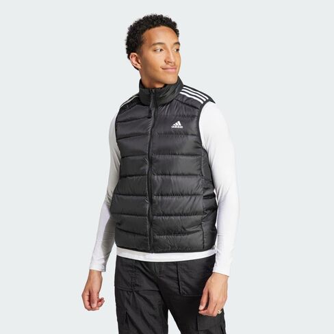 adidas Men's Essentials 3-Stripes Light Down Vest in Saudi Arabia
