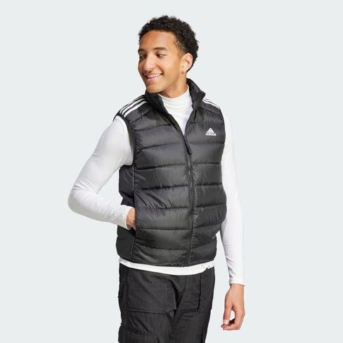 adidas Men's Essentials 3-Stripes Light Down Vest in Saudi Arabia
