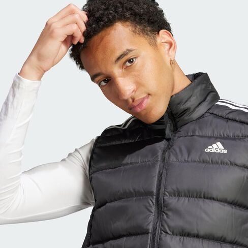 adidas Men's Essentials 3-Stripes Light Down Vest in Saudi Arabia