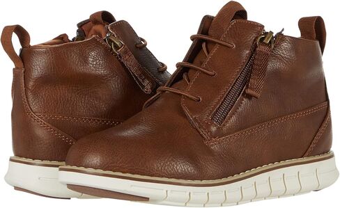 Steve Madden Boy's Major Chukka Boot, Brown, 3 Little Kid in Saudi Arabia