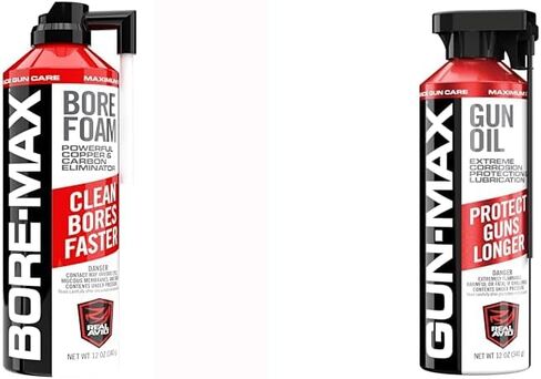 Real Avid 12oz Gun Cleaning Solvent & Bore Cleaner | Ideal for Gun Cleaning & Firearm Maintenance | Foaming Gun Solvent Removes Carbon & Copper Effortlessly & Maximizes Barrel Accuracy in Saudi Arabia