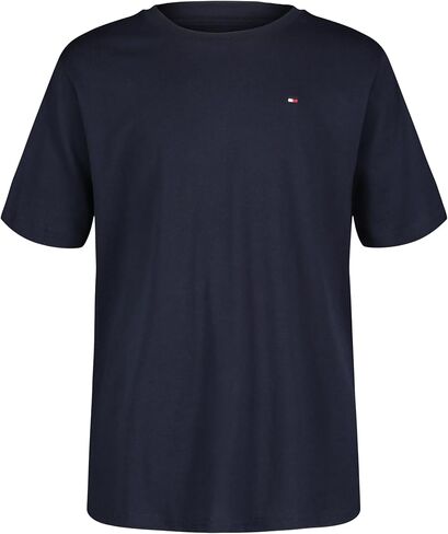 Tommy Hilfiger Boys' Short Sleeve Solid Crew Neck T-Shirt, Soft, Comfortable, Relaxed Fit in Saudi Arabia
