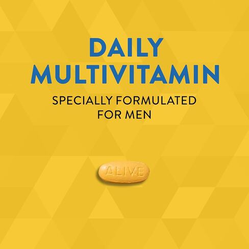 Nature’s Way Alive! Men’s Energy Complete Multivitamin, High Potency B-Vitamins, 50 Tablets in Saudi Arabia