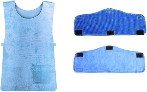 Cooling Ice Vest for Men Women - Cooling Clothes PVA Water Activated Evaporative Cool Cold Vest for Hot Weather Summer in Saudi Arabia