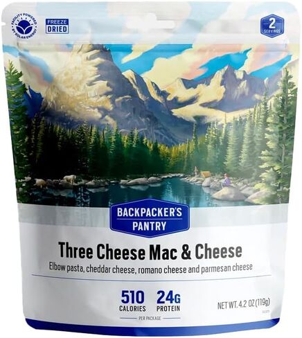 Backpacker's Pantry Lasagna & Three Cheese Mac & Cheese - Freeze Dried Backpacking & Camping Food - 1 Count Each in Saudi Arabia