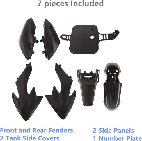 Plastic Fender Fairing Kit set Replacement for Honda XR50 CRF50 SDG SSR 107cc 125cc Dirt Pit Bike Red Black Blue White Yellow in Saudi Arabia
