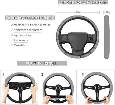 Highland Cow Sunflower 13 Pieces Seat Cover Set Car Front Seat Cover + Seat Belt Cover + Steering Wheel Cover + Keychain + Coaster + Lipstick Cover Universal Car Accessories in Saudi Arabia