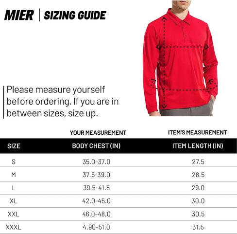 MIER Men's Quick Dry Polo Shirts Polyester Casual Collared Shirts Short Sleeve, Moisture-Wicking, Sun Protection in Saudi Arabia