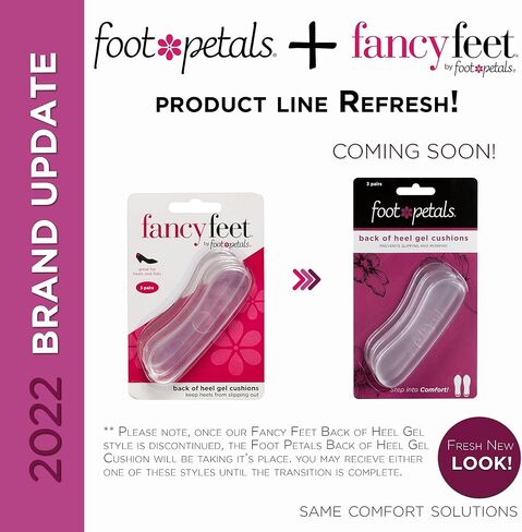 Foot Petals Women’s Back of Heel Cushion Inserts, Heel Protectors, Comfortable Heel Grip for Pain Relief and Sizing in Saudi Arabia