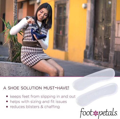 Foot Petals Women’s Back of Heel Cushion Inserts, Heel Protectors, Comfortable Heel Grip for Pain Relief and Sizing in Saudi Arabia