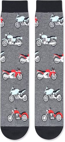 Zmart Racing Car Gifts for Men - Motorcycle Train Tractor Socks, Novelty Jake Brake Gifts in Saudi Arabia
