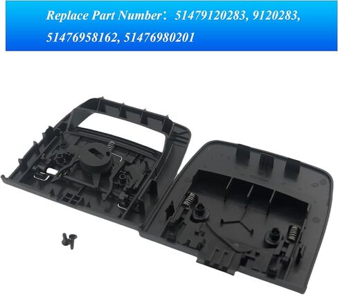 Rldym سجادة أرضية صندوق السيارة الخلفي بمقبض 51479120283 لسيارة BMW X5 E70 2007-2013، لسيارة BMW X6 E71 2008-2014 يستبدل # 9120283، 51476958162، 51476980201 (51479120283-بيج) in Kuwait