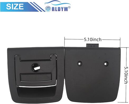 Rldym سجادة أرضية صندوق السيارة الخلفي بمقبض 51479120283 لسيارة BMW X5 E70 2007-2013، لسيارة BMW X6 E71 2008-2014 يستبدل # 9120283، 51476958162، 51476980201 (51479120283-بيج) in Kuwait