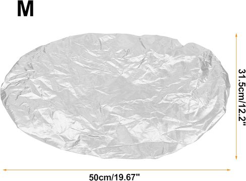 Motoforti 92x47cm Size 2XL Motorcycle Seat Cover Waterproof Dustproof Motorbike Scooter Seat Cushion Pad Protector Silver Tone in Saudi Arabia