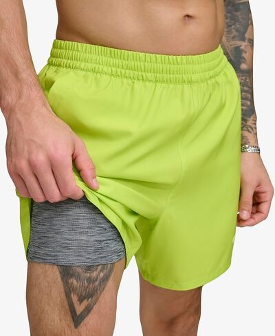 DKNY Men's Stretch Quick Dry Volley UPF 40+ Protection Swim Trunk in Saudi Arabia