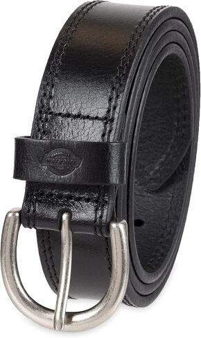 Dickies Women's Casual Leather Jean Workwear Belt with Round Harness Buckle in Saudi Arabia