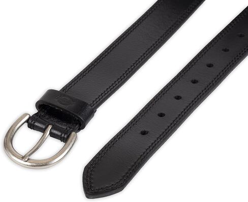 Dickies Women's Casual Leather Jean Workwear Belt with Round Harness Buckle in Saudi Arabia