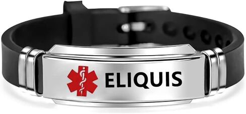Red Medical Alert ID Bracelet Emergency First Aid Laser Engraved Health Alert Adjustable Silicone Wristband Bracelet in Saudi Arabia