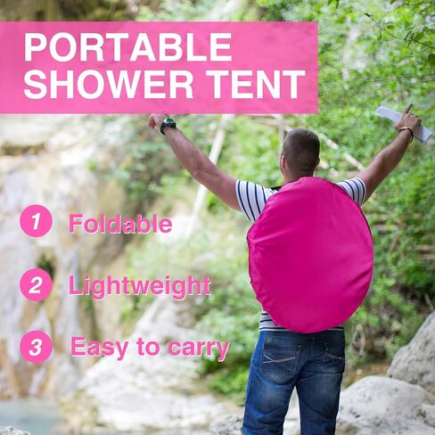 Camping Shower Tent, Outdoor Pop Up Changing Tent, Portable Bathroom Toilet Tent Privacy Tent with Portable Bag for Camping, Beach, Hiking, Travelling in Saudi Arabia