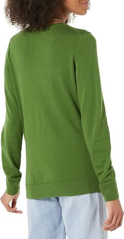 Amazon Essentials Women's Classic-Fit Lightweight Long-Sleeve V-Neck Sweater (Available in Plus Size) in Saudi Arabia