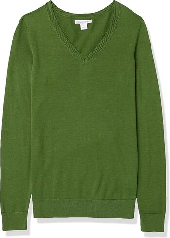 Amazon Essentials Women's Classic-Fit Lightweight Long-Sleeve V-Neck Sweater (Available in Plus Size) in Saudi Arabia
