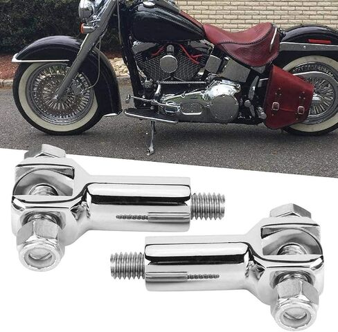 Motorcycle foot pegs Supports Mounts Clevis Fits For Harley Davidson Softail 2000-2006 (Chrome) harley pegs Mount Bolts in Saudi Arabia