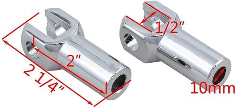 Motorcycle foot pegs Supports Mounts Clevis Fits For Harley Davidson Softail 2000-2006 (Chrome) harley pegs Mount Bolts in Saudi Arabia
