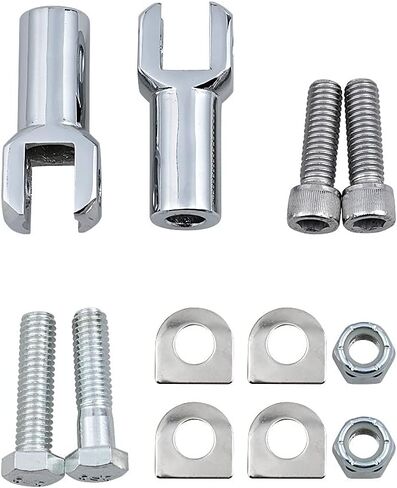 Motorcycle foot pegs Supports Mounts Clevis Fits For Harley Davidson Softail 2000-2006 (Chrome) harley pegs Mount Bolts in Saudi Arabia