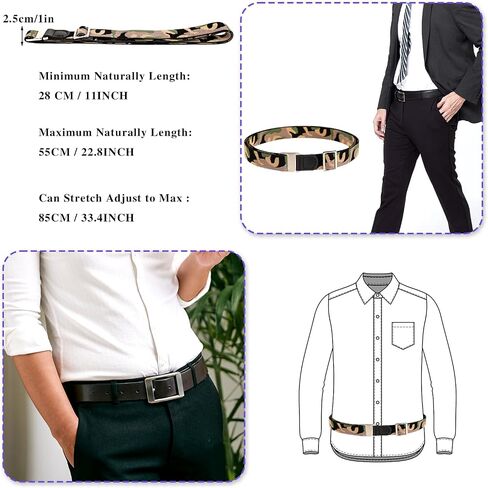 Shirt Stays Belt, Adjustable Belt Style Shirt Stay for Women/Men in Saudi Arabia