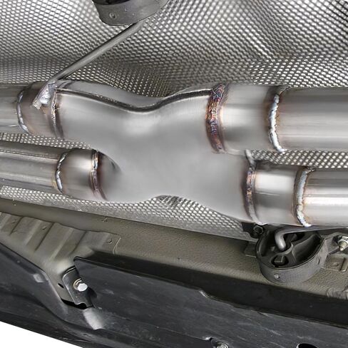 YITAMOTOR أنبوب X من الفولاذ المقاوم للصدأ مقاس 2.5 بوصة مزدوج إلى 2.5 بوصة موصل محول عادم مزدوج، أنبوب X متقاطع 2 1/2 بوصة، القطر الداخلي 2.5 بوصة، الطول الإجمالي 12 بوصة، عالمي، ملحوم in Saudi Arabia