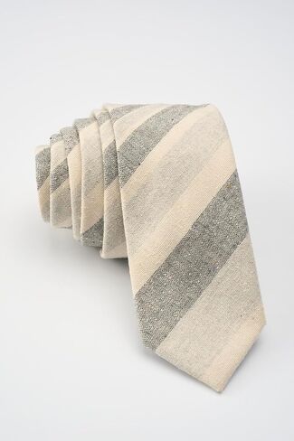 Boys Striped Tie Pre-Tied Kids Necktie Age 1-12 Adjustable Woven Cotton Church Wedding School Graduation in Saudi Arabia