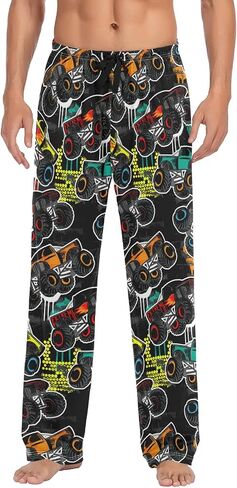 Pajama Pants for Men Sleep Lounge Pants Pjs Bottoms with Pockets in Saudi Arabia