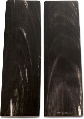 Buffalo Horn Handle Scales - (Impala Jigged) - (Wine Red) - (5.0 x 1.50 x 0.375) in Saudi Arabia