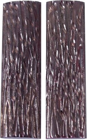 Buffalo Horn Handle Scales - (Impala Jigged) - (Wine Red) - (5.0 x 1.50 x 0.375) in Saudi Arabia