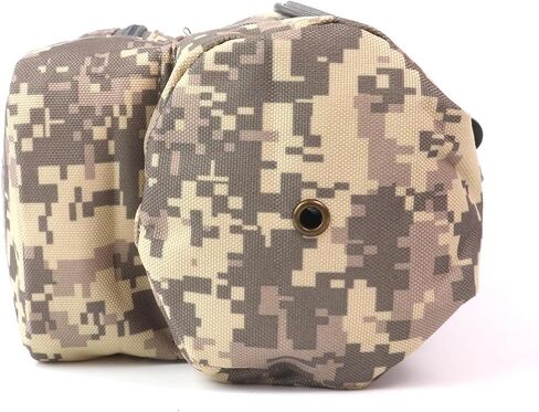 Tactical Military MOLLE Water Bottle Pouch H2O Hydration Carrier Holder Military MOLLE Tactical Travel Carry Bag Case for Outdoor Activities Running Cycling Camping (ACU) in Kuwait