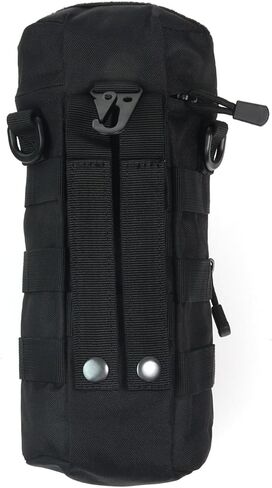 Tactical Military MOLLE Water Bottle Pouch H2O Hydration Carrier Holder Military MOLLE Tactical Travel Carry Bag Case for Outdoor Activities Running Cycling Camping (ACU) in Kuwait