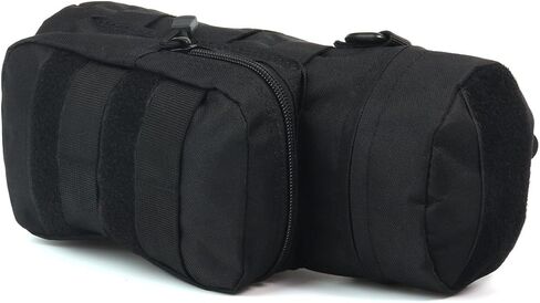 Tactical Military MOLLE Water Bottle Pouch H2O Hydration Carrier Holder Military MOLLE Tactical Travel Carry Bag Case for Outdoor Activities Running Cycling Camping (ACU) in Kuwait