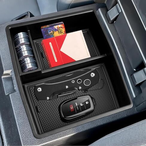 for 2024 Tacoma Centre Console Organizer - Armrest Box Storage Tray Tidy And Simplify Car Centre Console Perfect for 2024 Toyota Tacoma Accessories (4th gen) in Saudi Arabia