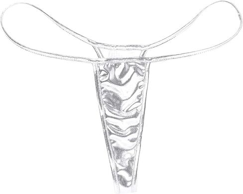 Women's Metallic Micro Back G-String Thong Low Rise Panties underwear in Saudi Arabia